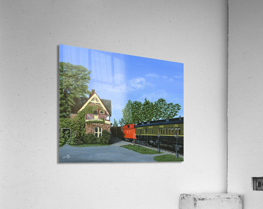 Train Station Inn Acrylic Print