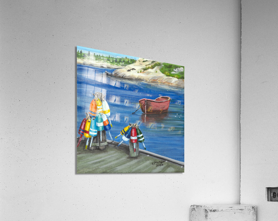 Sitting on the Dock of the Bay Acrylic Print