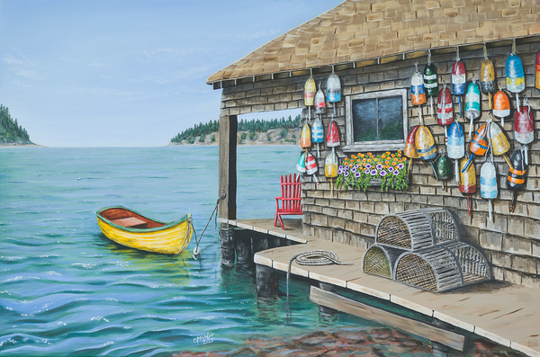 Dees Dory by Carol Pounder Art