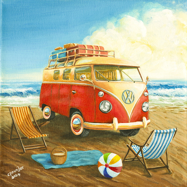 Lifes a Beach  by Carol Pounder Art