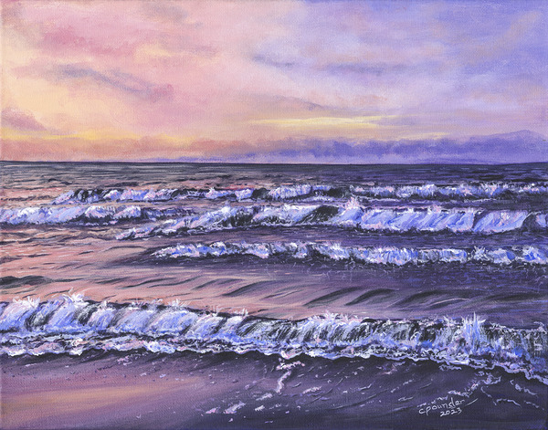 Wish you were here  by Carol Pounder Art