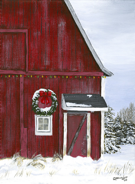 The Red Barn  Print