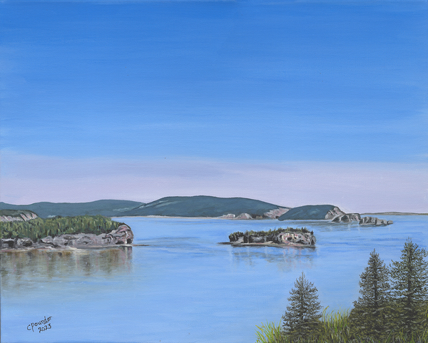 Two Islands by Carol Pounder Art