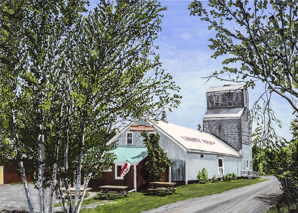 Tatamagouche Grain Elevator  by Carol Pounder Art