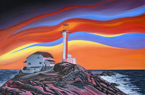 Sunset over the Cape by Carol Pounder Art