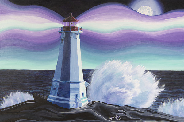 Louisbourg by Night Print