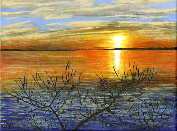 Days End by Carol Pounder Art
