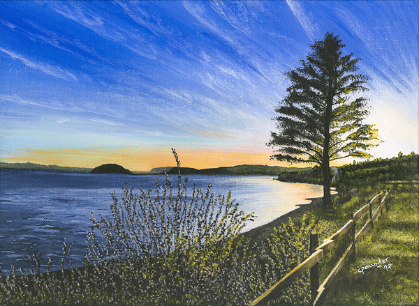 Shoreline Retreat by Carol Pounder Art