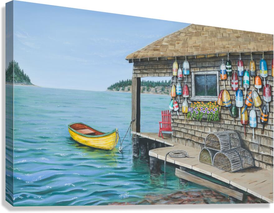 Dees Dory Canvas Print