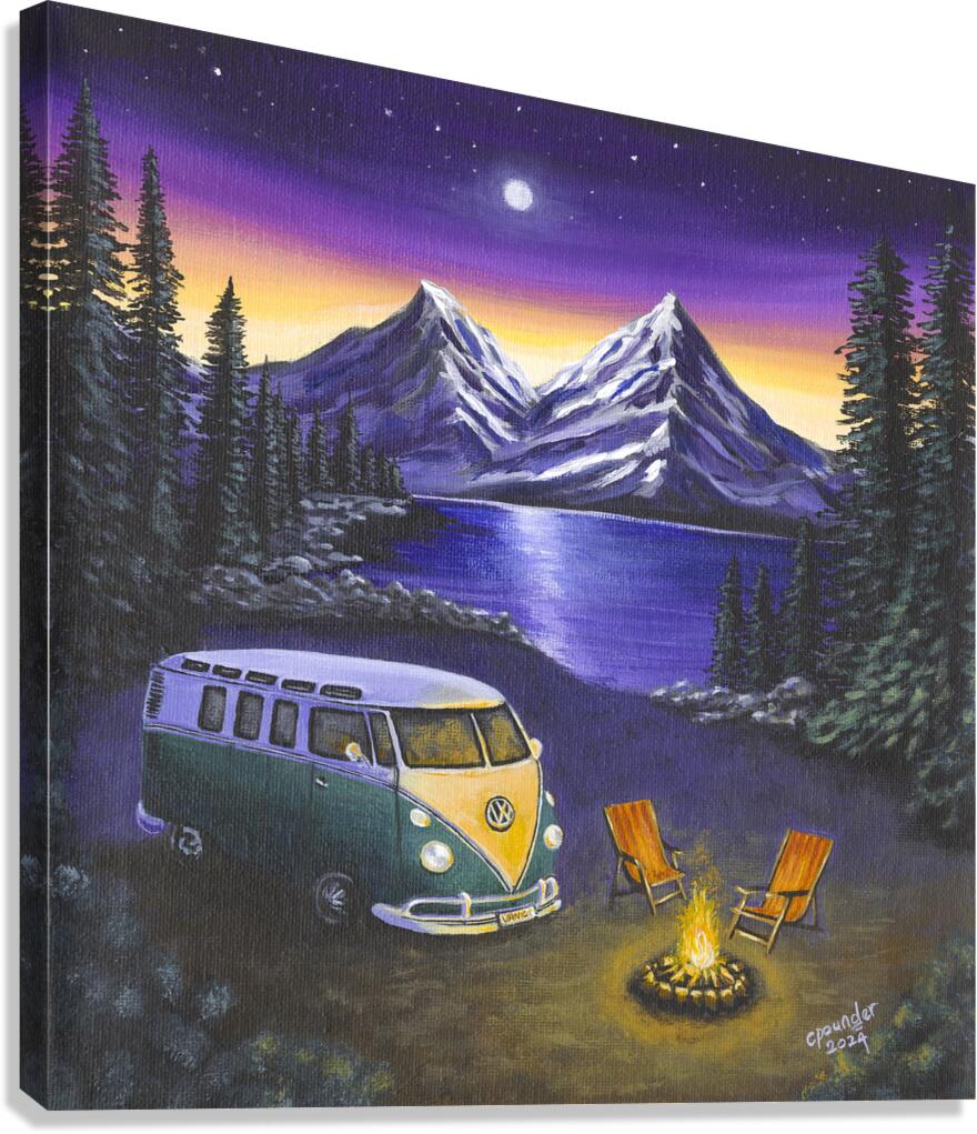 Camping my Way Canvas Print