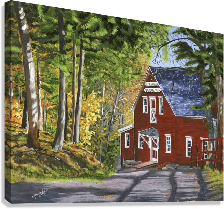 Grist Mill   Canvas Print