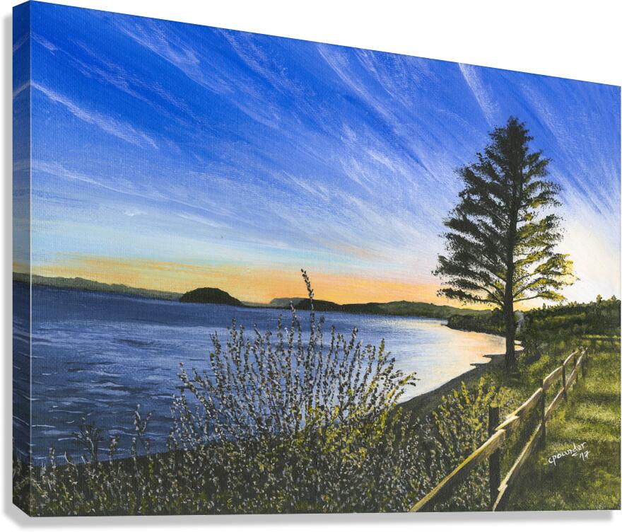 Shoreline Retreat Canvas Print