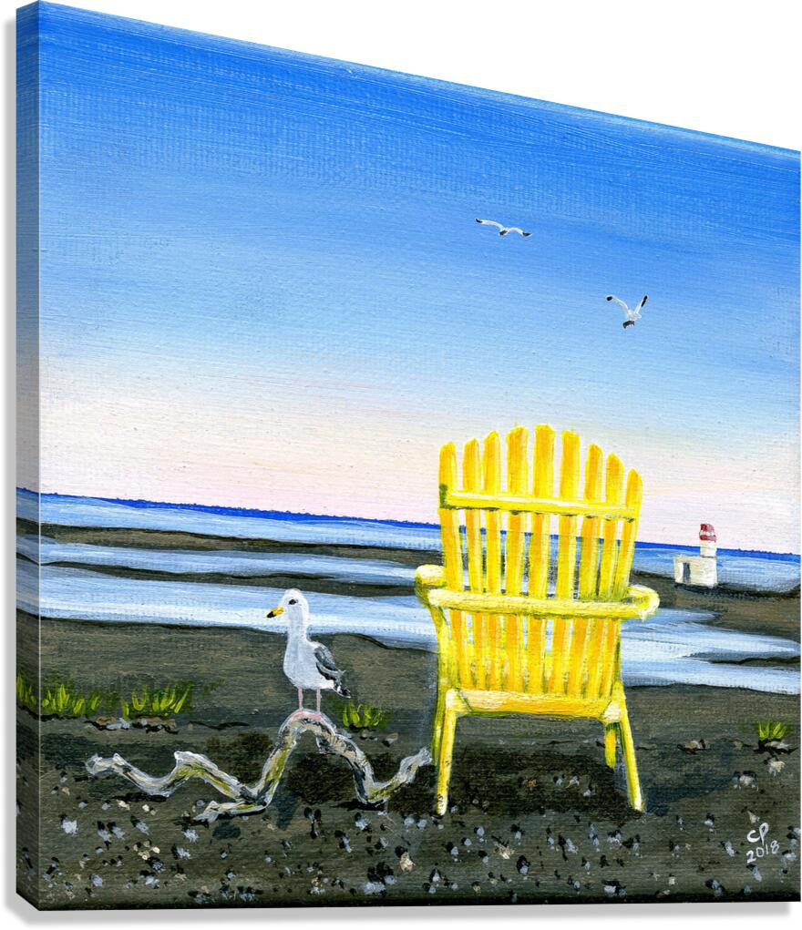 Yellow Chair Canvas Print