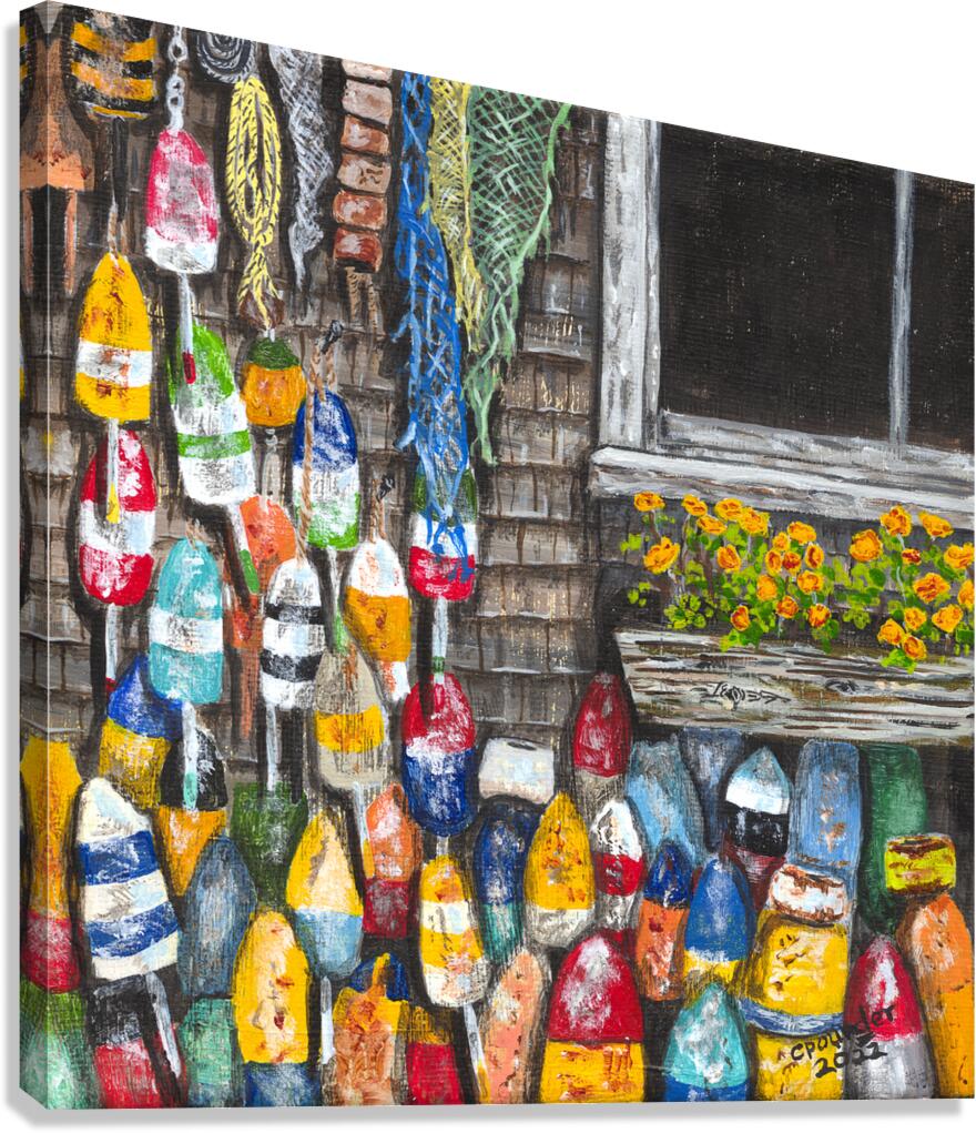 Old Buoys Canvas Print