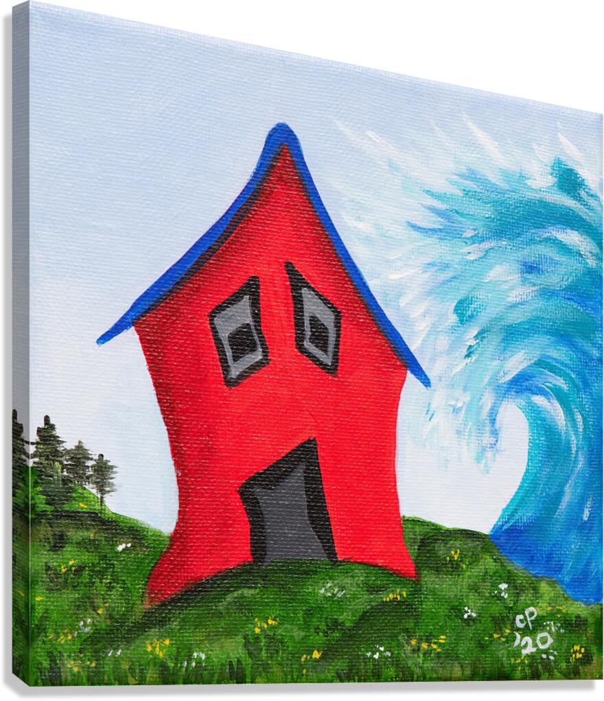 On the Edge Canvas Print