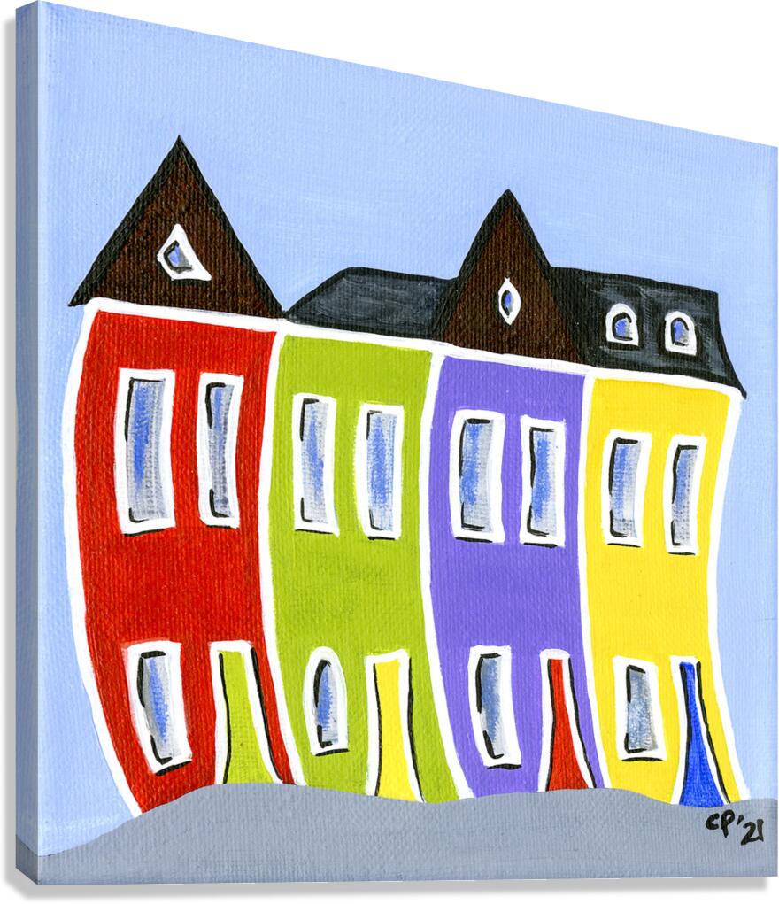 Jellybean Row 2 Canvas Print