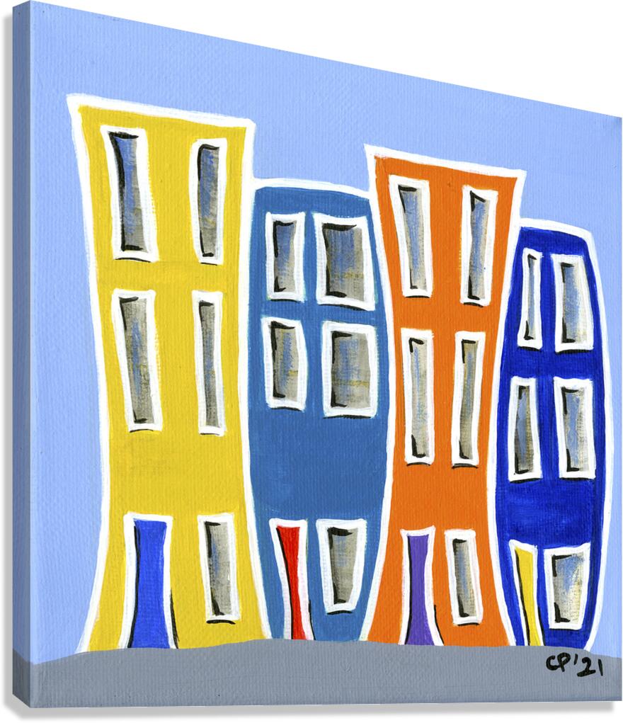 Jellybean Row 4 Canvas Print