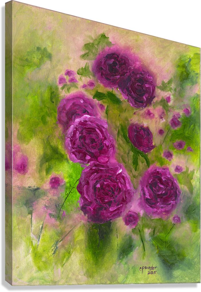 Victorian Roses Canvas Print