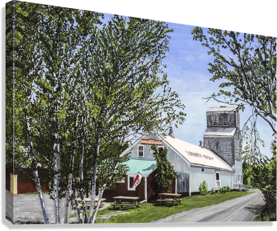 Tatamagouche Grain Elevator  Canvas Print