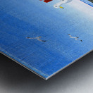 Red Chair Metal print