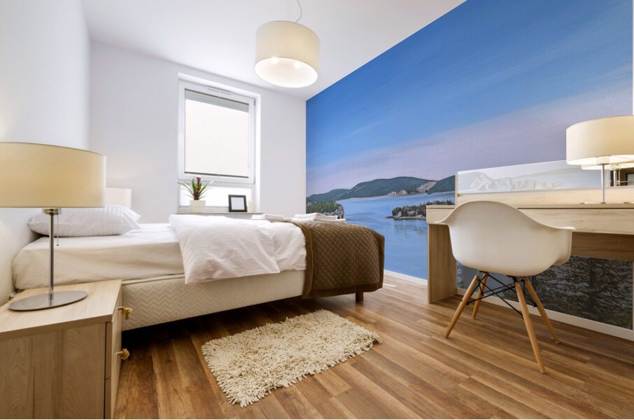 Two Islands Mural print