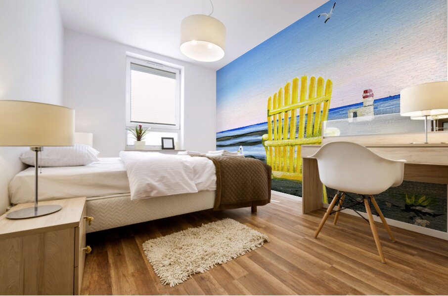 Yellow Chair Mural print