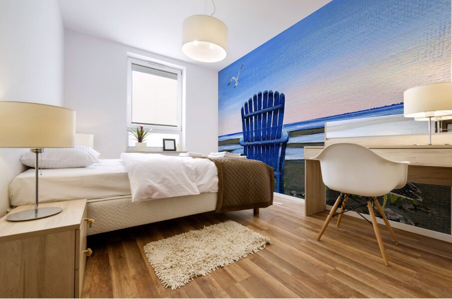 Blue Chair  Mural print