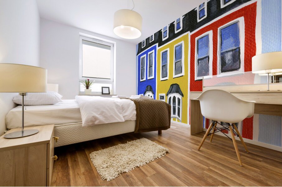 Jellybean Row 1 Mural print