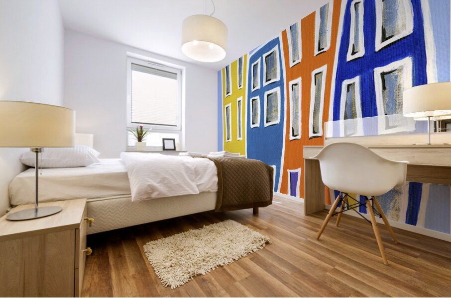 Jellybean Row 4 Mural print