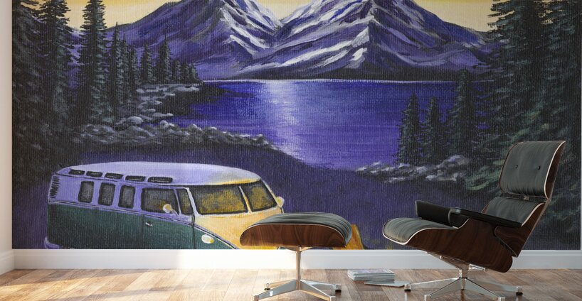 Camping my Way Wall Murals