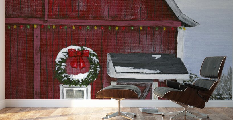 The Red Barn  Wall Murals