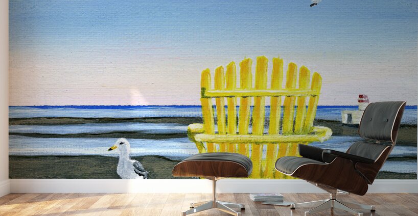 Yellow Chair Wall Murals