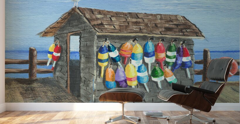 Buoy Shack Wall Murals
