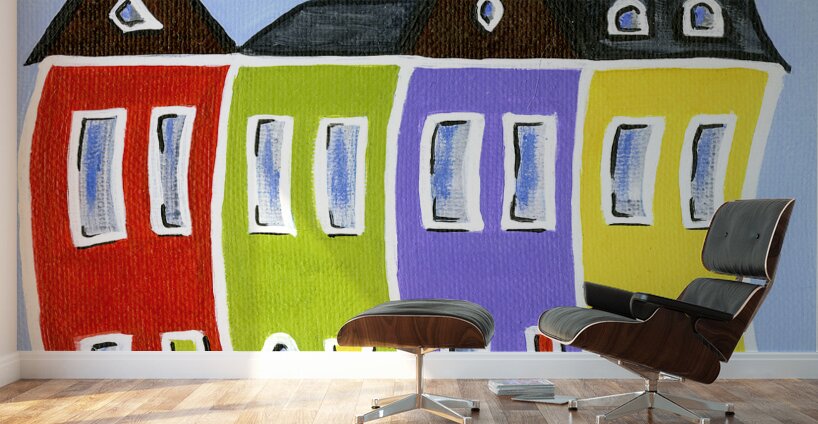 Jellybean Row 2 Wall Murals