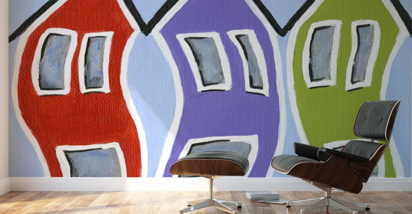 Jellybean Row 3 Wall Murals