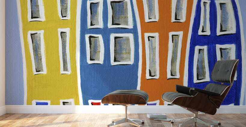 Jellybean Row 4 Wall Murals