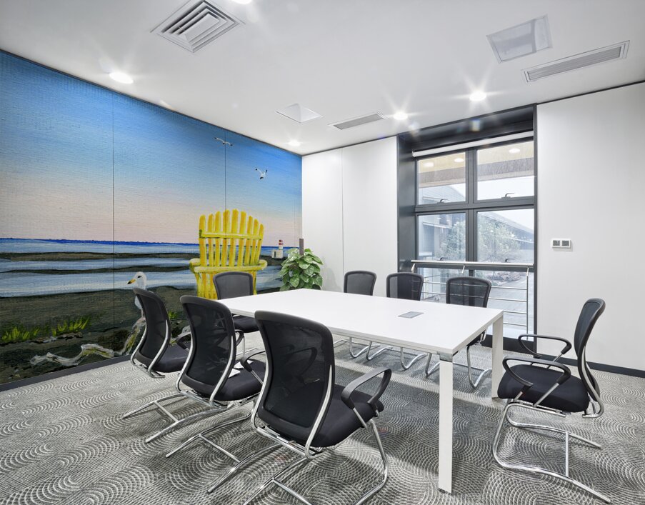 Yellow Chair Wall Printing