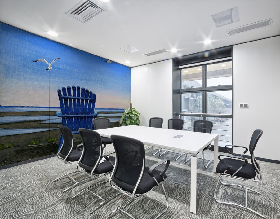 Blue Chair  Wall Printing