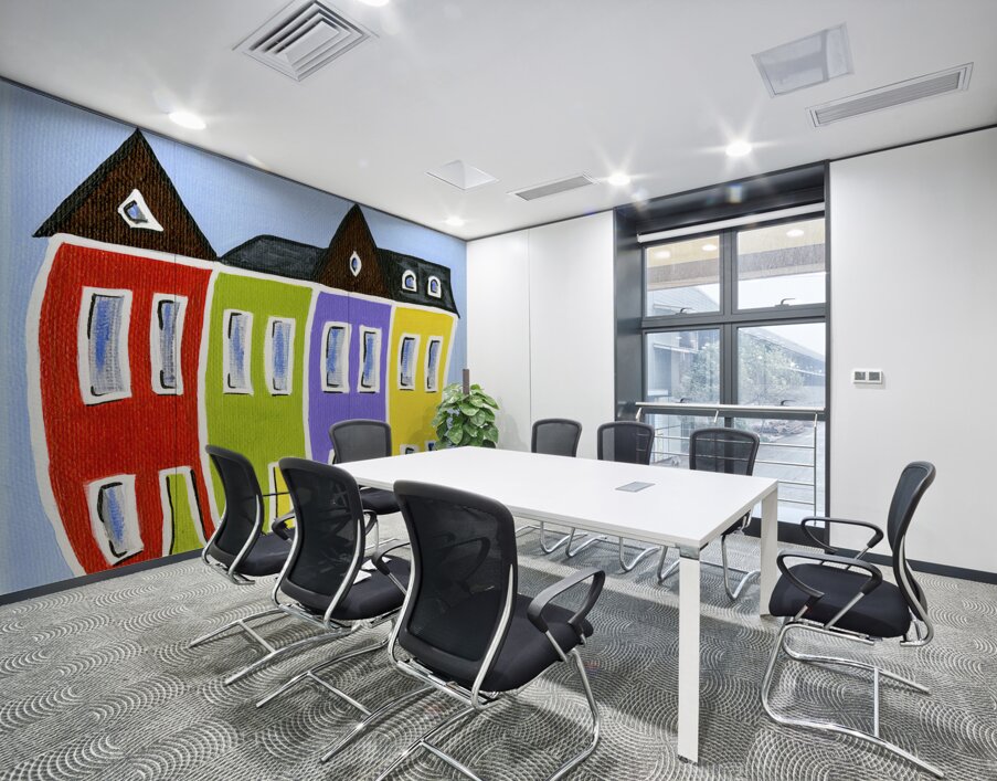 Jellybean Row 2 Wall Printing