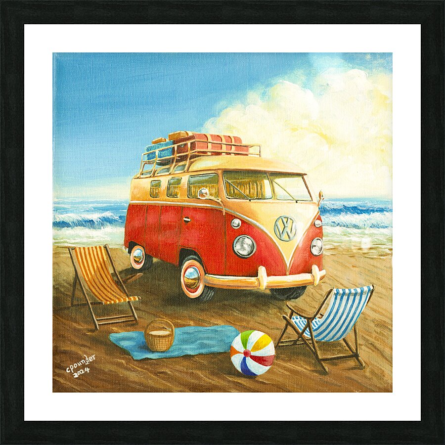 Lifes a Beach  Picture Frame print