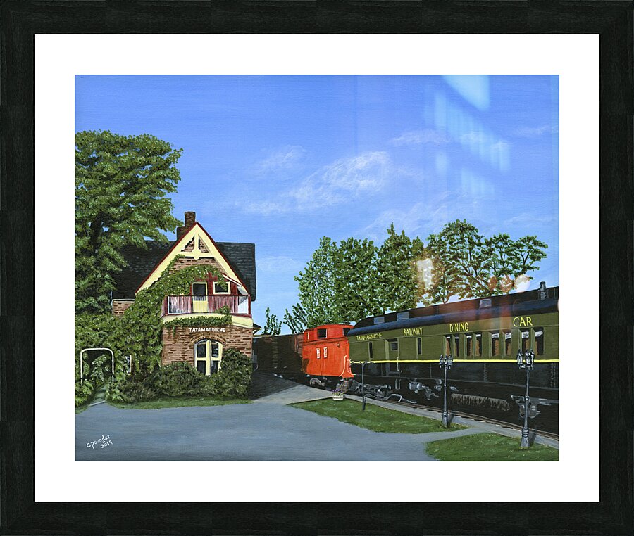 Train Station Inn Picture Frame print