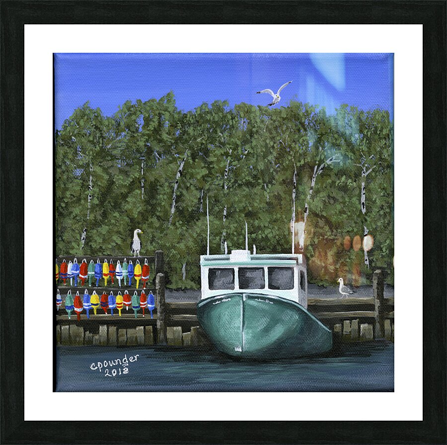 Seas the Day 3 Picture Frame print