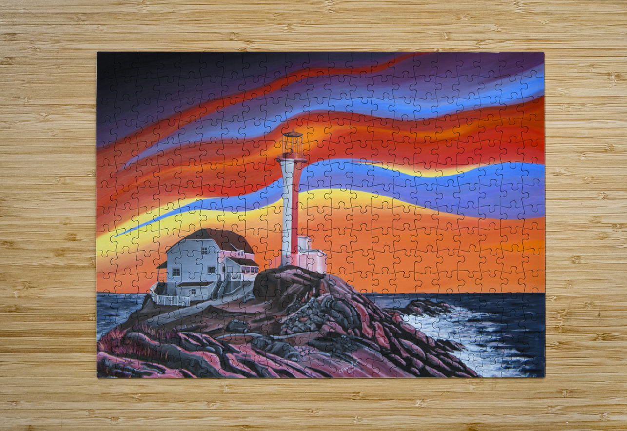 Sunset over the Cape Carol Pounder Art Puzzle printing