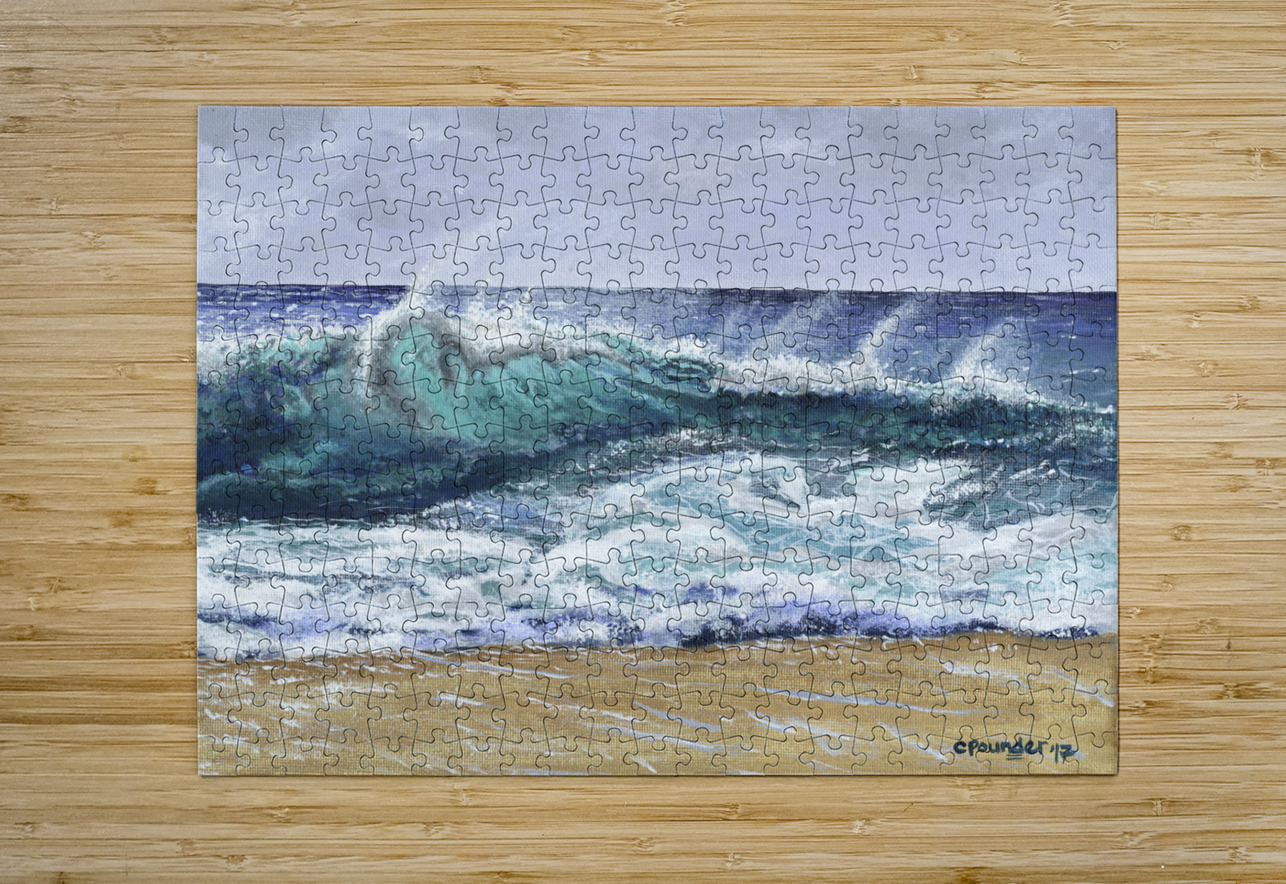 Ocean Spray Carol Pounder Art Puzzle printing