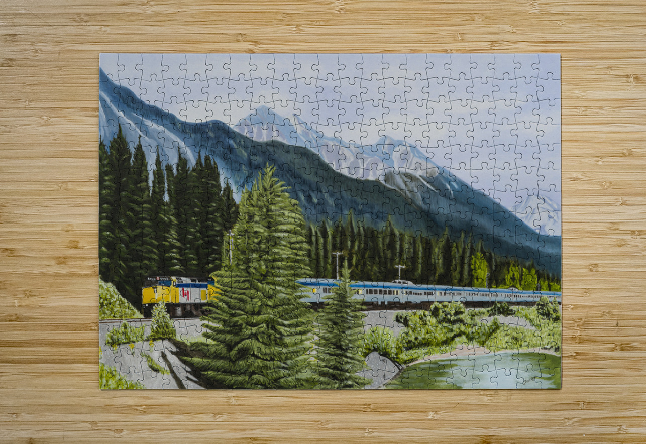 Canadian Adventure Carol Pounder Art Puzzle printing