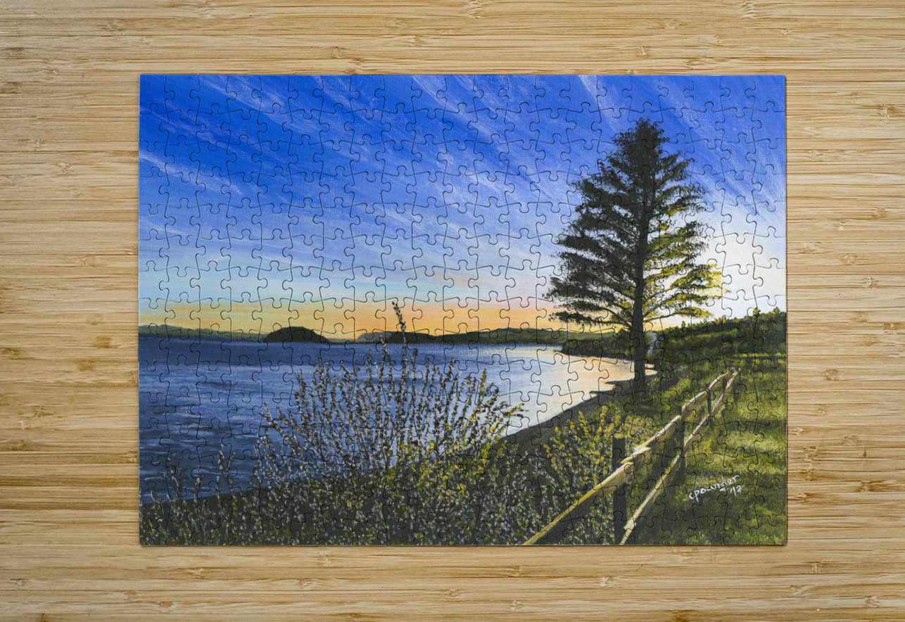 Shoreline Retreat Carol Pounder Art Puzzle printing