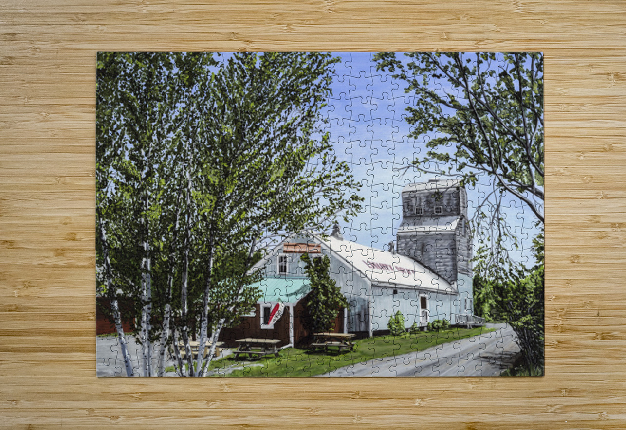 Tatamagouche Grain Elevator  Carol Pounder Art Puzzle printing