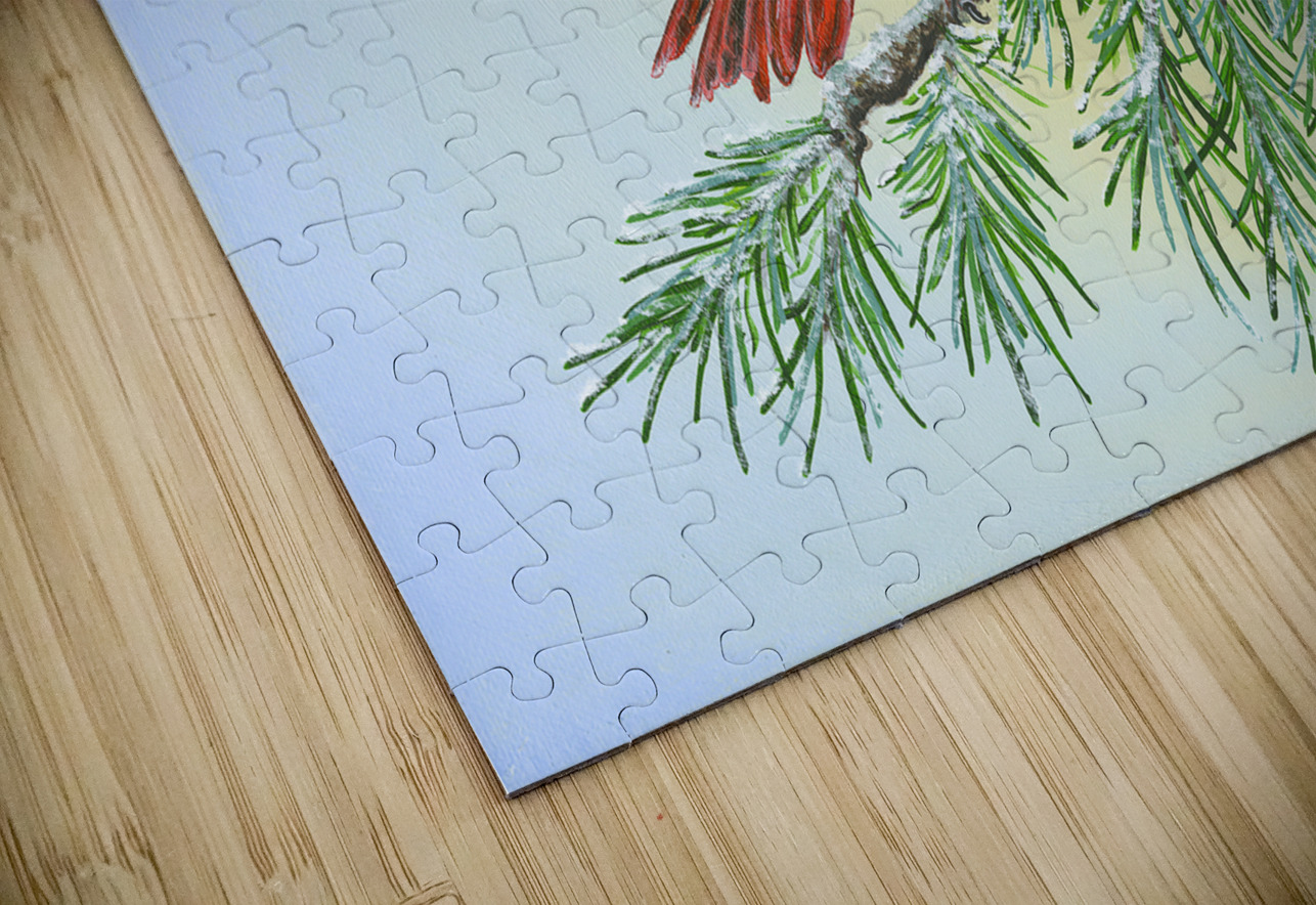 Cardinal  Carol Pounder Art Puzzle