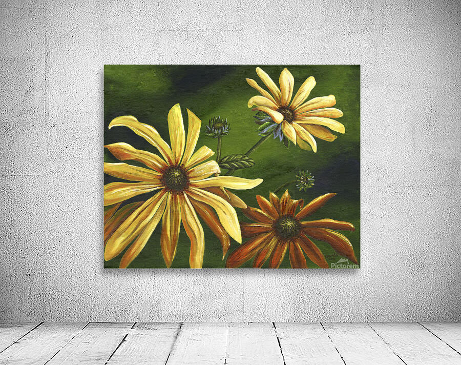 Among the Flowers Wall Preview