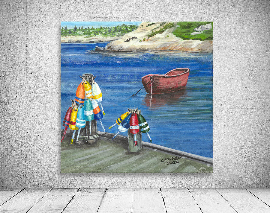 Sitting on the Dock of the Bay Wall Preview